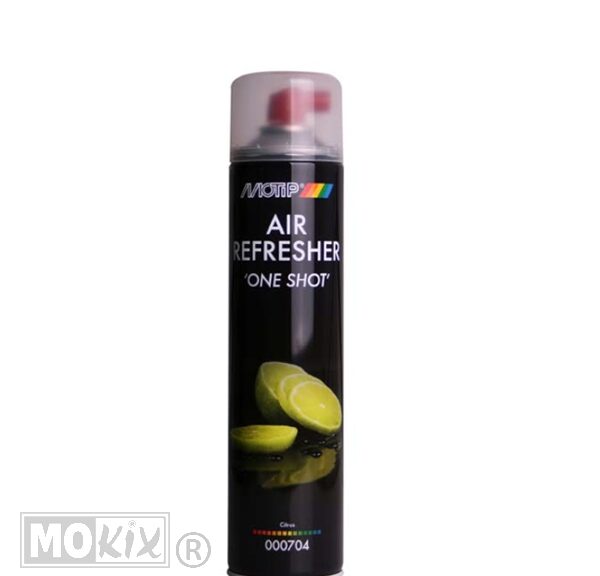 Motip One Shot Air Refresher 600ml luchtverfrisser spuitbus voor auto en scooter
