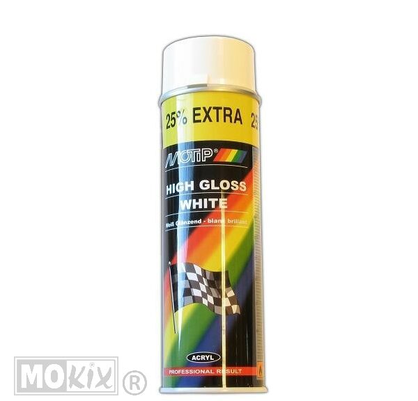SPB Motip Autolak WIT Glans 500ml