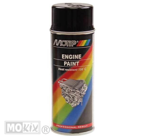 SPB Motip Engine Paint Zwart 400ml