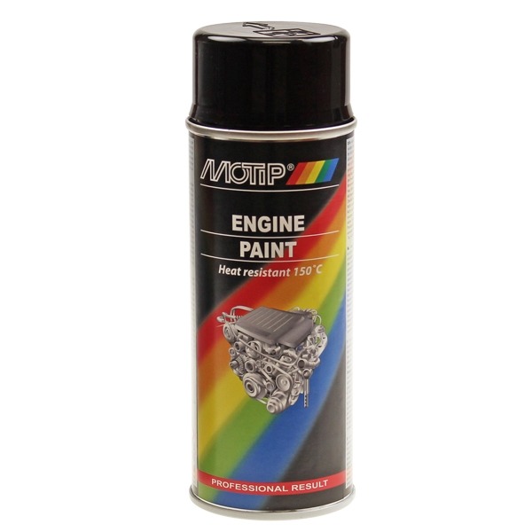 SPB Motip Engine Paint Zwart 400ml