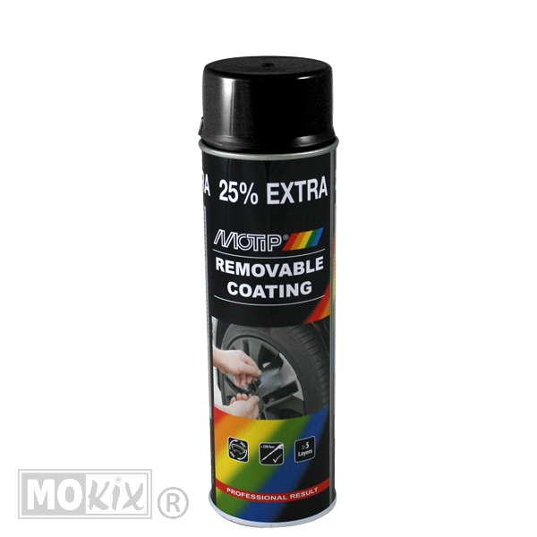 SPB Motip Sprayplast MAT Zwart 500ml