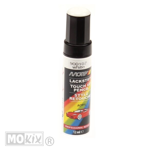Lakstift WIT 12ml Motip