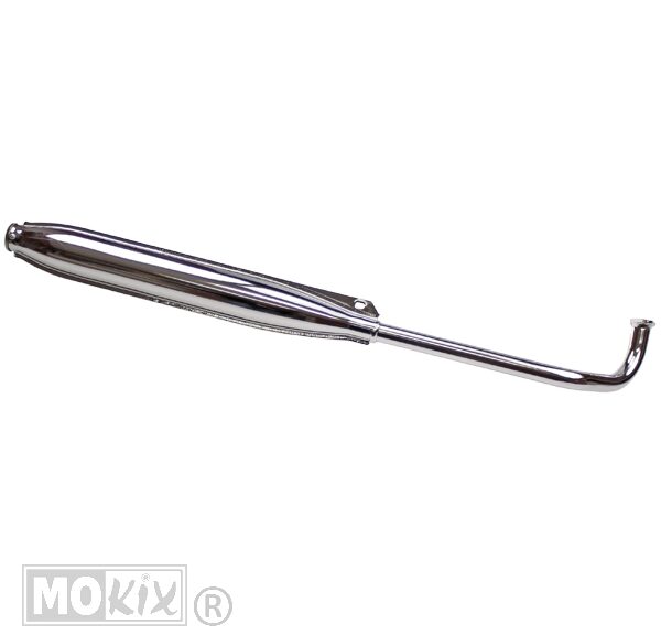 Speedy uitlaat 26mm chroom voor Tomos A3 A35 Euro 1