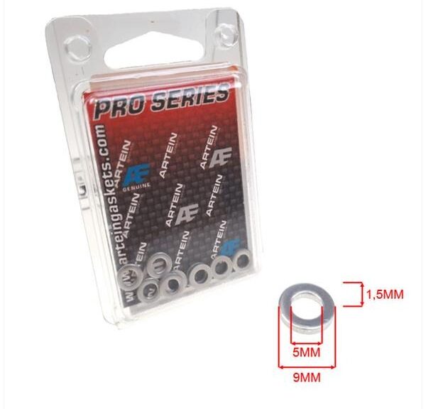 Aluminium Ring Artein PRO-Series  5x 9x1.5 (10)