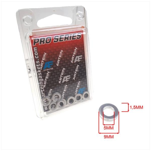Aluminium Ring Artein PRO-Series 5x 9x1.5 (10)