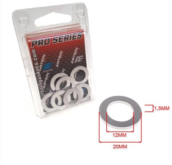 Aluminium Ring Artein PRO-Series 12x20x1.5 (10)