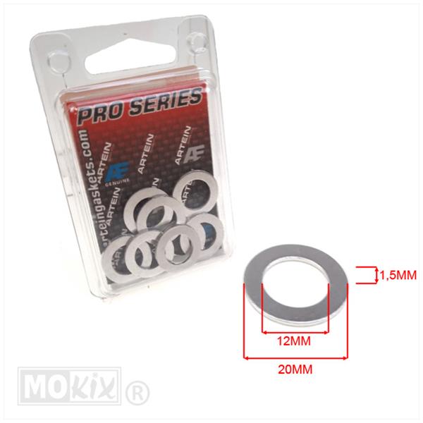 Aluminium Ring Artein PRO-Series 12x20x1.5 (10)
