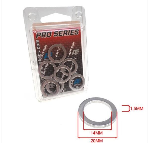 Aluminium Ring Artein PRO-Series 14x20x1.5 (10)