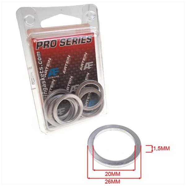 Aluminium Ring Artein PRO-Series 20x26x1.5 (10)