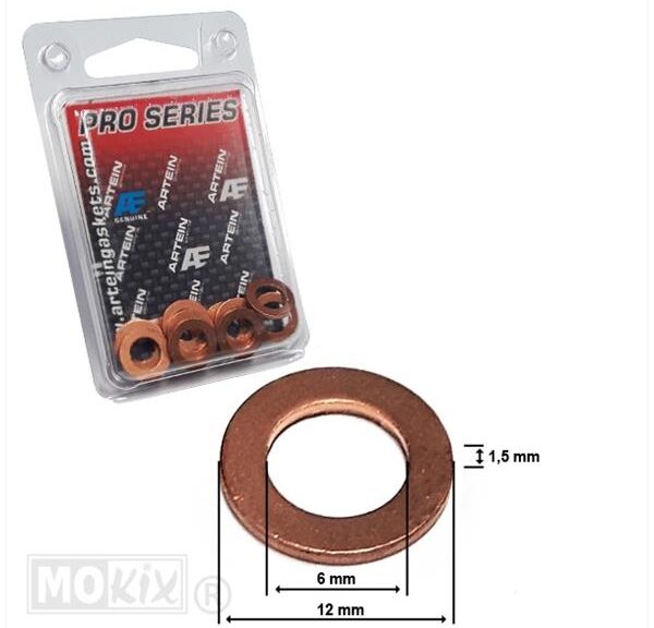 Koper Ring Artein PRO-Series 6x12x1.5 (10)