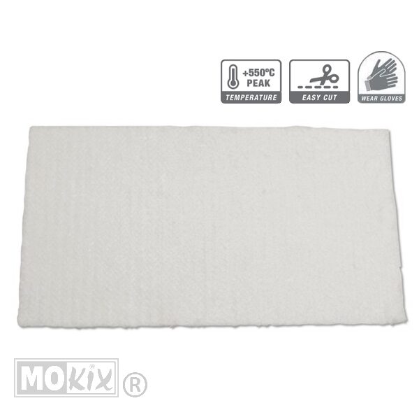 Artein glasvezel dempervulling 320x500x12mm voor uitlaatdemper