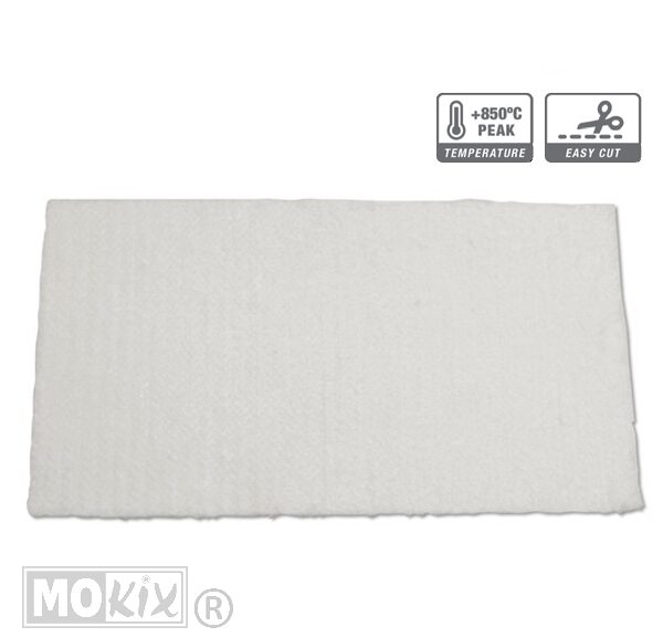Artein glasvezelmat dempervulling 500x1000x6 mm voor uitlaat herpakken