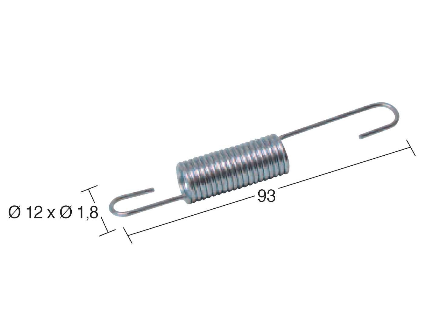 Zijstandaardveer Buzzetti 90mm Universeel 4788 - Afbeelding 2