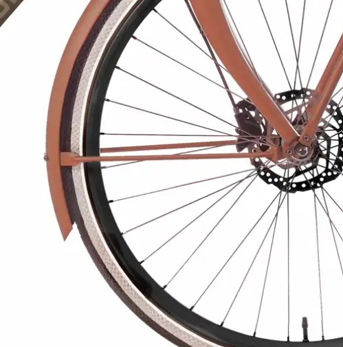 Cortina spatbordstang voor 28 E-U4 Baked Clay matt