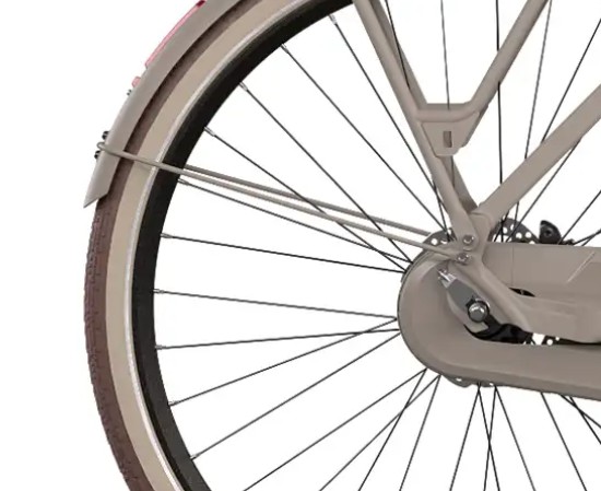 Cortina spatbordstang achter E-U4 Next Warm Sand matt