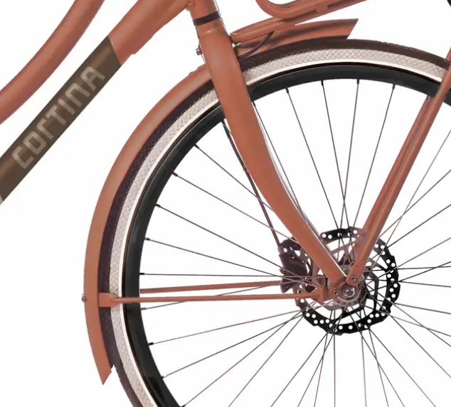 Cortina E-U4 voorspatbord Baked Clay Matte