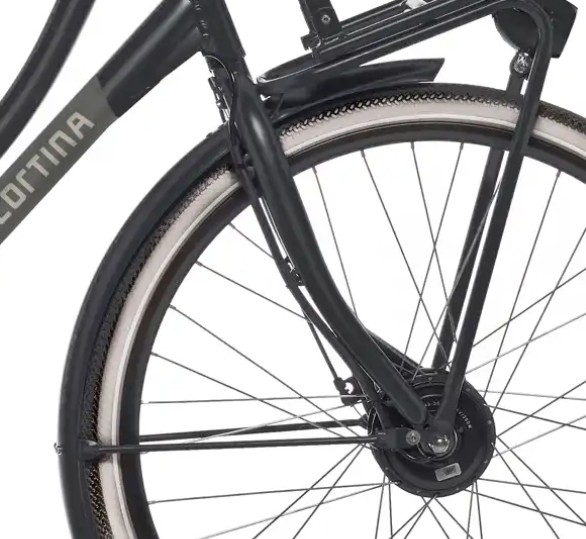 Cortina voorvork E-U4 D FM Disc Jet Black Matte