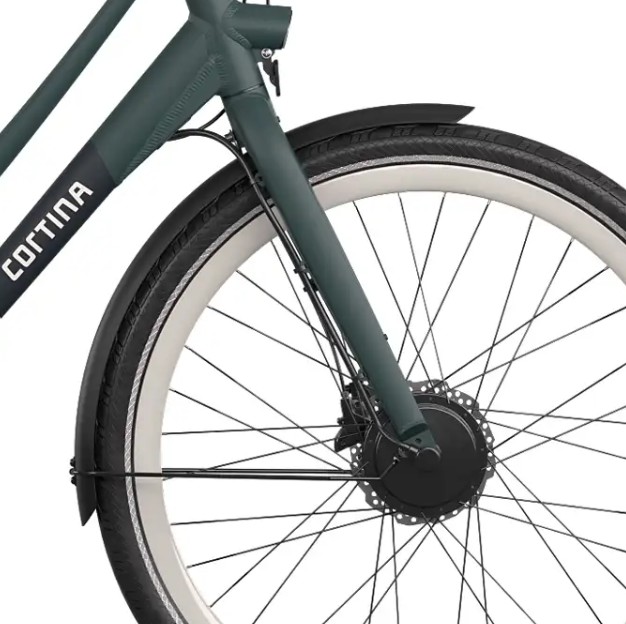 Cortina voorvork E-Tide FM 50 Jupiter green