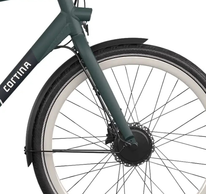 Cortina voorvork E-Tide FM 61 Jupiter green