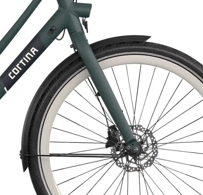 Cortina voorvork E-Tide MM 46/50 Jupiter Green