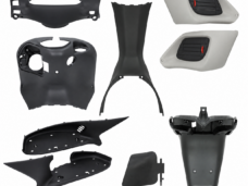 Plaatwerkset Binnenzijde Zwart/grijs 9-delig Gilera Runner 50/125/180