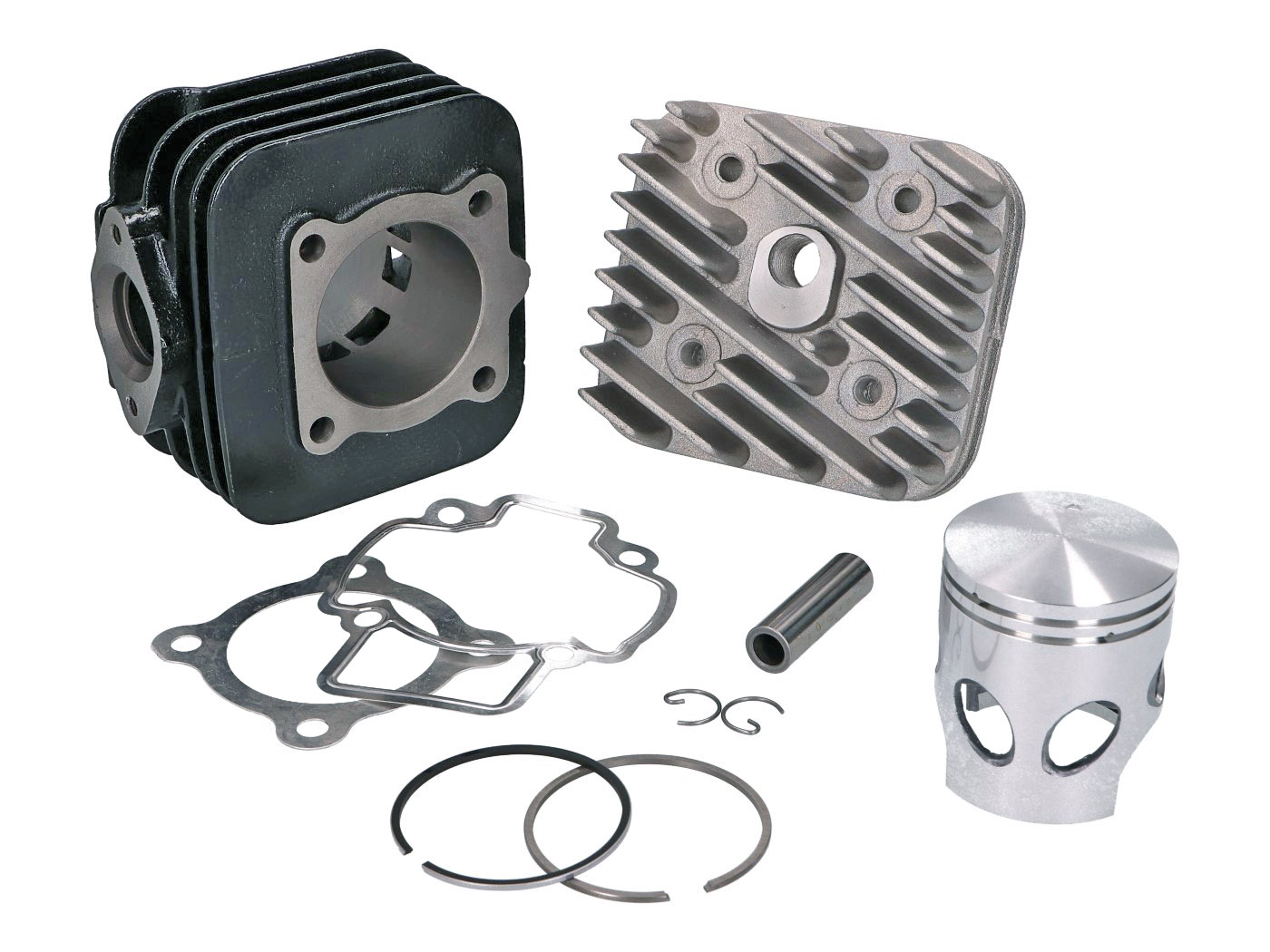 Cilinder Met Kop Dr Ac Gilera 48mm Sco Piaggio Ac, Sfera, Typhoon - Afbeelding 2