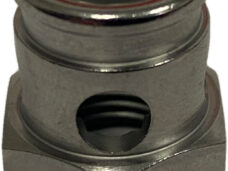 Geleidingsmoer Sturmey Archer rechts voor as voor S3X naven - kort - HMN420