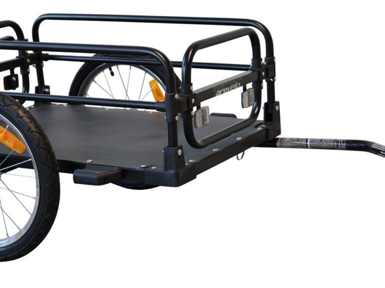 Fietsaanhanger Provelo inklapbaar - zwart
