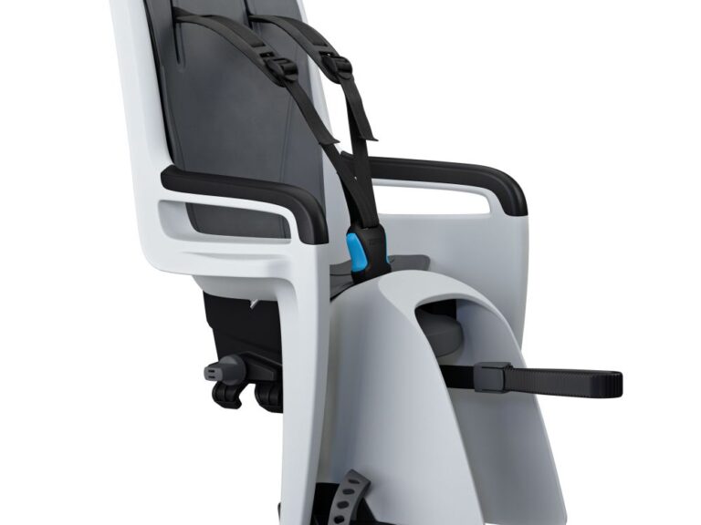Kinderzitje achter Thule Ride Along 2 voor bagagedragerbevestiging - light grey