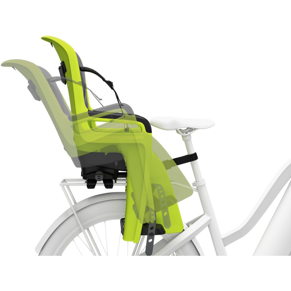 Kinderzitje achter Thule Ride Along 2 voor bagagedragerbevestiging - Zen Lime - Afbeelding 6