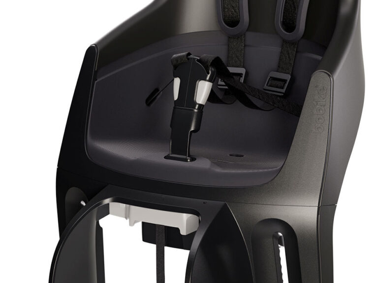 Kinderzitje achter Bobike Evolve Maxi - dragerbevestiging - Urban Black