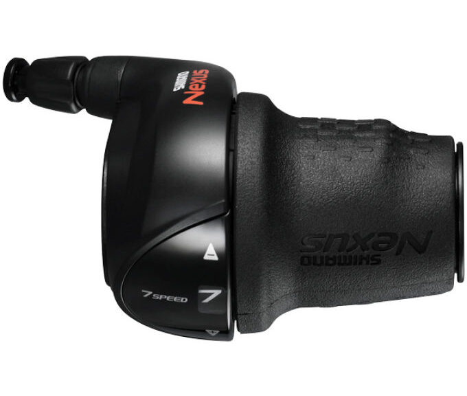 Draaiversteller 7 speed Shimano Nexus SLC3000 NX10 zonder buitenkabel - zwart (werkplaatsverpakking)