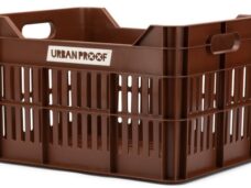 Gerecyclede Fietskrat Urban Proof Click 30 Liter - Donkerbruin