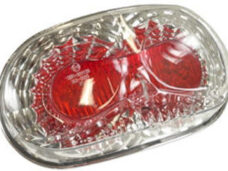 Achterlicht "Led" Edge Aprilia - tot bouwjaar 2004 - Bol Glas