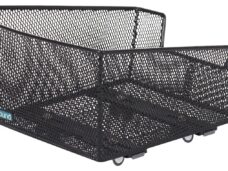Fietsmand Around College Basic Small incl. voorgemonteerd Around Fix systeem - zwart