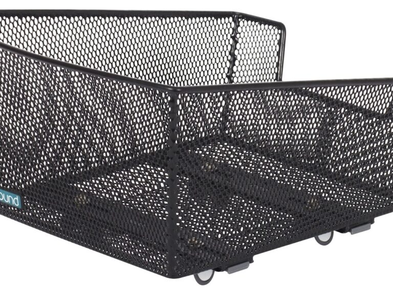 Fietsmand Around College Basic Small incl. voorgemonteerd Around Fix systeem - zwart