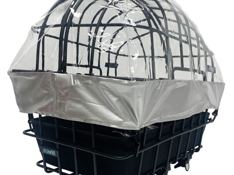 Regenhoes Around voor dierenfietsmand Luna XL