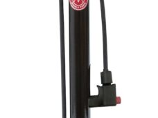 Fietspomp Around Retro Pressure met universele pompkop en nanometer - 165 PSI/ 11 Bar - zwart