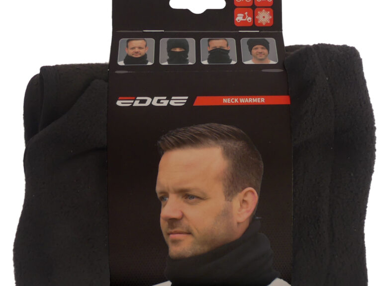 Multifunctionele nekwarmer Edge - Polyester - zwart