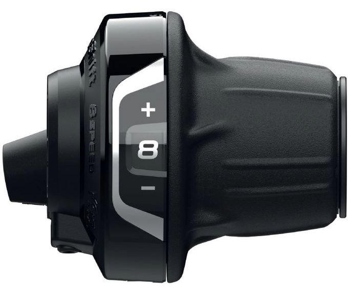 Draaiversteller (rechts) 7/8 speed Shimano Tourney SL-RV400 - zwart/zilver