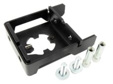 Ahead stuurpenadapter Qibbel 1 1/8" geïntegreerde kabels - zwart