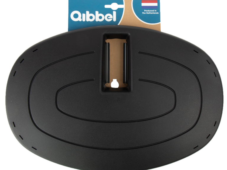 Set voetbeschermingsplaten Qibbel Junior 6+ - zwart