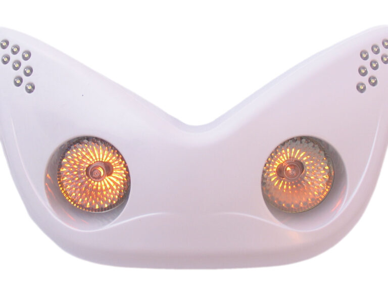Koplamp Edge Yamaha Aerox / MBK Nitro halogeen met 8 LED's - wit