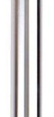 Zadelpen Zoom Ø29.2 mm - 350 mm - zilver - kaars