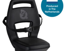 Kinderzitje achter Qibbel Junior 6+ Longtail Edition - Midnight Black