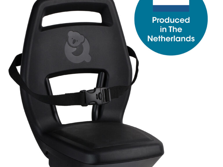 Kinderzitje achter Qibbel Junior 6+ Longtail Edition - Midnight Black