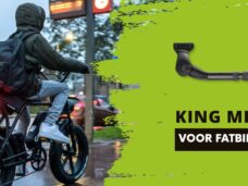 Achterstandaard Ursus King Mini R78 - 16 t/m 24'' - geschikt voor fatbike - 40 mm boutafstand - zwart