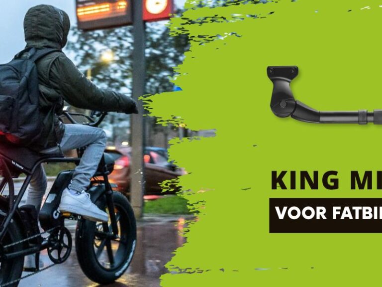 Achterstandaard Ursus King Mini R78 - 16 t/m 24'' - geschikt voor fatbike - 40 mm boutafstand - zwart