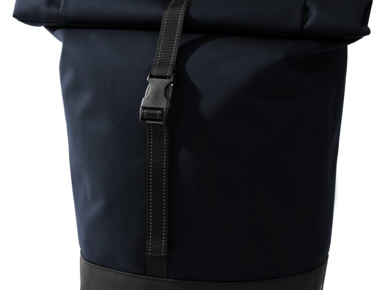 Gerecyclede enkele fietstas Urban Proof Rolltop 20 liter 30 x 15 x 42cm - blauw