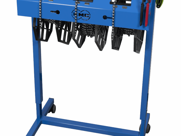 Reel Center Pro KMC Kettingrol houder - Blauw - 3 werkplaats kettingrollen